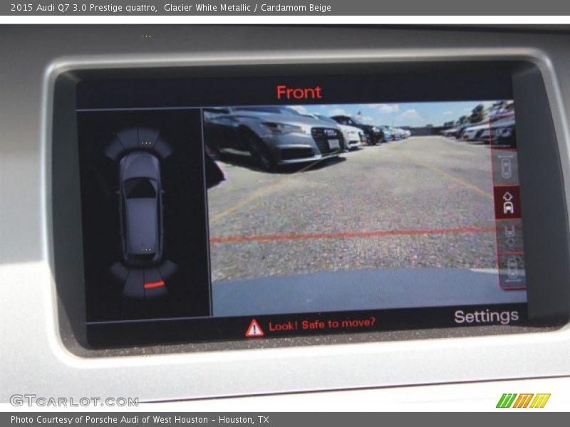 Glacier White Metallic / Cardamom Beige 2015 Audi Q7 3.0 Prestige quattro