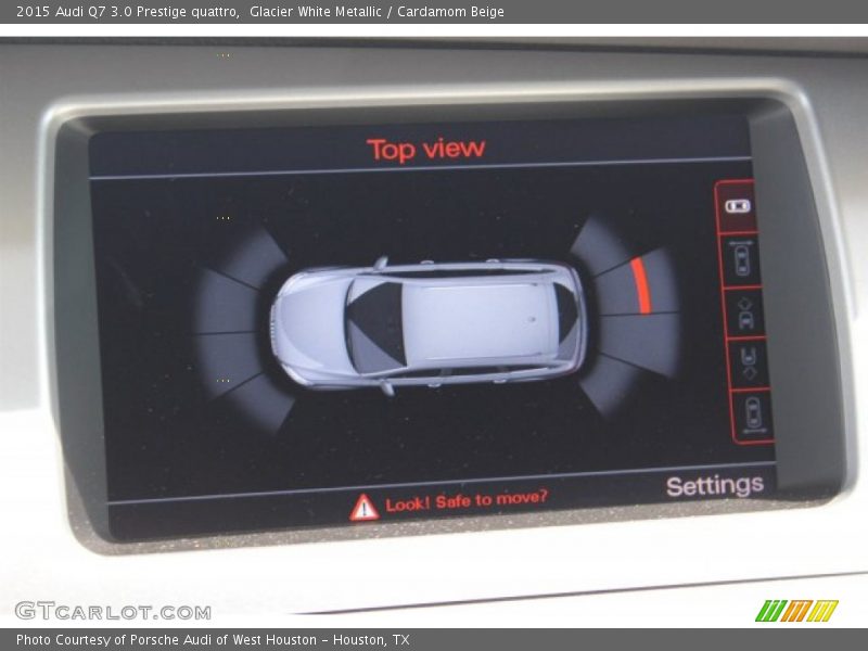 Glacier White Metallic / Cardamom Beige 2015 Audi Q7 3.0 Prestige quattro