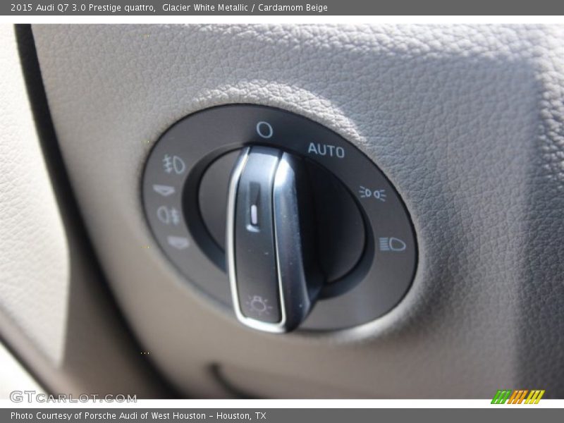 Glacier White Metallic / Cardamom Beige 2015 Audi Q7 3.0 Prestige quattro