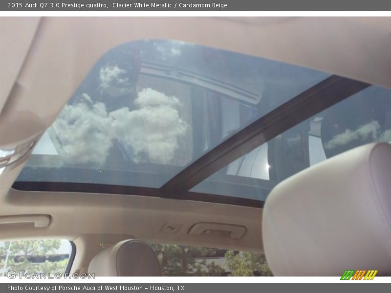 Glacier White Metallic / Cardamom Beige 2015 Audi Q7 3.0 Prestige quattro