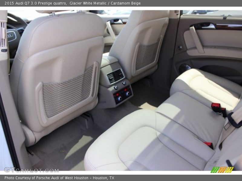 Glacier White Metallic / Cardamom Beige 2015 Audi Q7 3.0 Prestige quattro