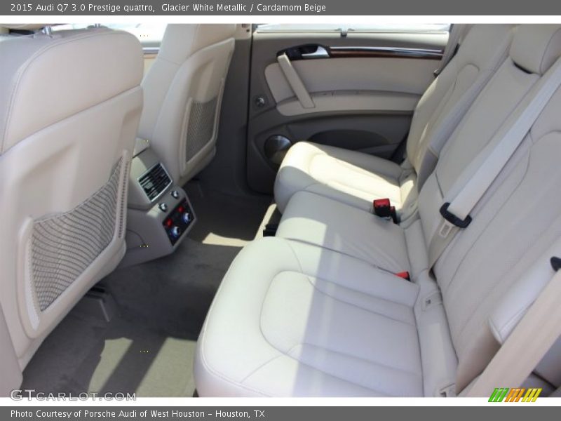 Glacier White Metallic / Cardamom Beige 2015 Audi Q7 3.0 Prestige quattro