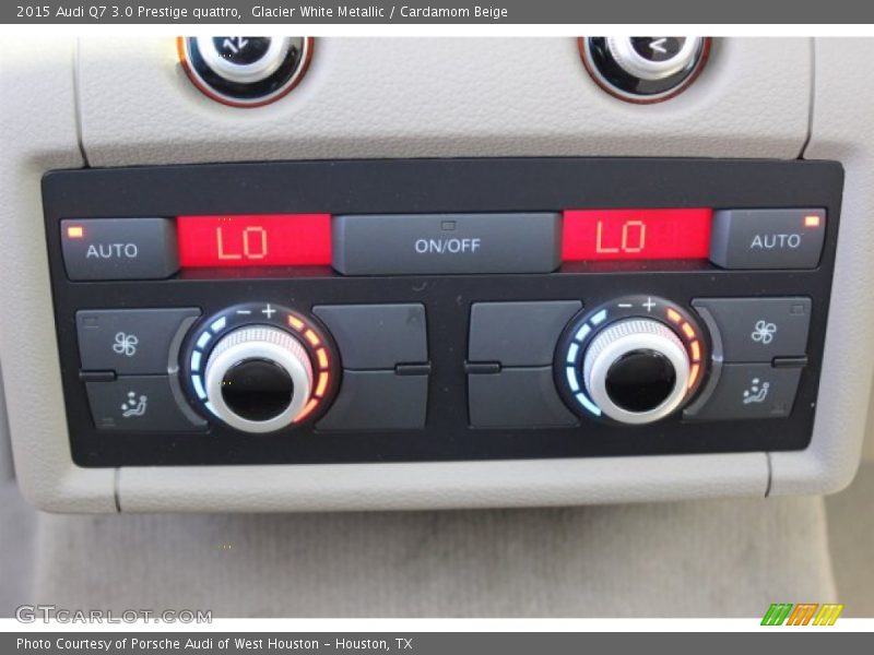 Glacier White Metallic / Cardamom Beige 2015 Audi Q7 3.0 Prestige quattro