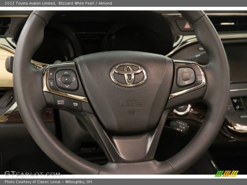 Blizzard White Pearl / Almond 2013 Toyota Avalon Limited