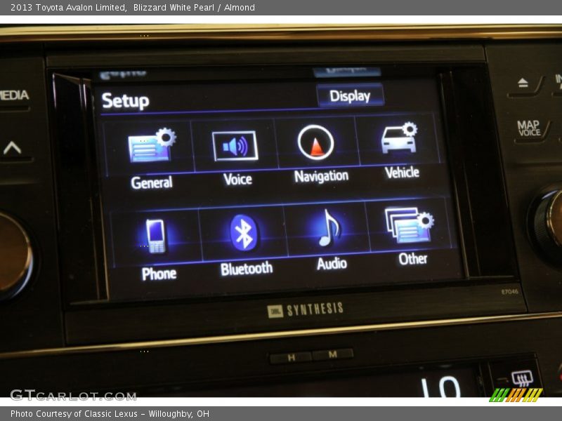 Blizzard White Pearl / Almond 2013 Toyota Avalon Limited