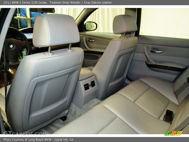Titanium Silver Metallic / Gray Dakota Leather 2011 BMW 3 Series 328i Sedan