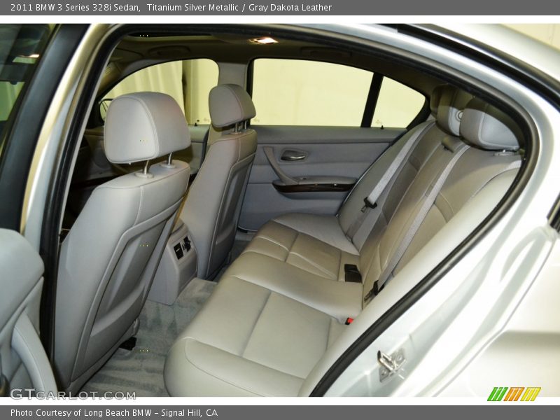 Titanium Silver Metallic / Gray Dakota Leather 2011 BMW 3 Series 328i Sedan