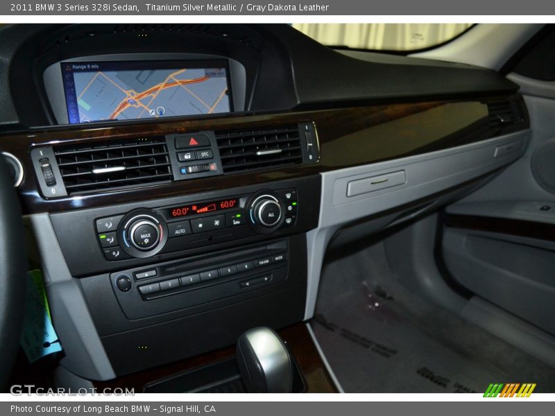 Titanium Silver Metallic / Gray Dakota Leather 2011 BMW 3 Series 328i Sedan