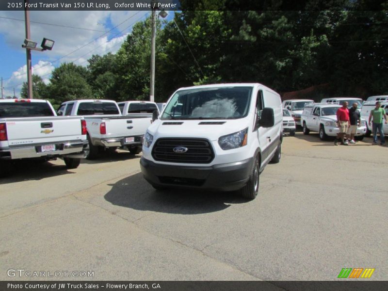Oxford White / Pewter 2015 Ford Transit Van 150 LR Long