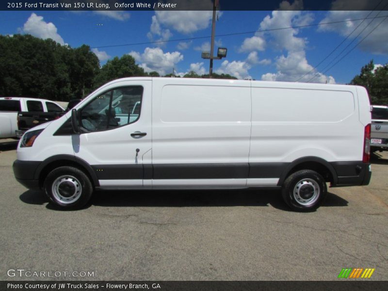 Oxford White / Pewter 2015 Ford Transit Van 150 LR Long