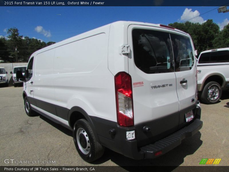 Oxford White / Pewter 2015 Ford Transit Van 150 LR Long