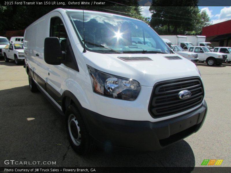 Oxford White / Pewter 2015 Ford Transit Van 150 LR Long