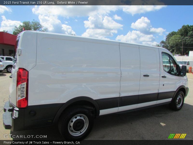 Oxford White / Pewter 2015 Ford Transit Van 150 LR Long