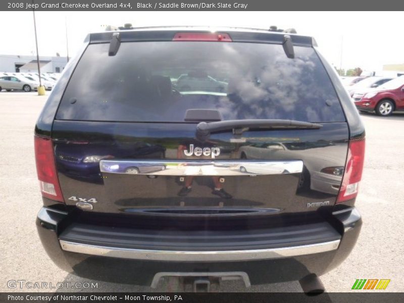 Black / Saddle Brown/Dark Slate Gray 2008 Jeep Grand Cherokee Overland 4x4