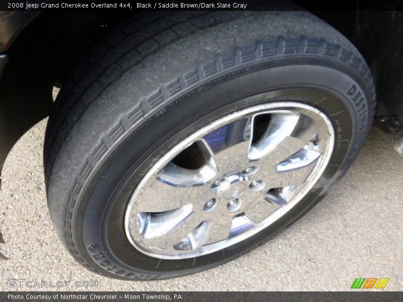 Black / Saddle Brown/Dark Slate Gray 2008 Jeep Grand Cherokee Overland 4x4