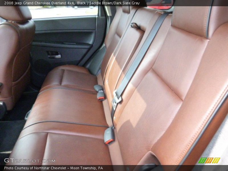 Black / Saddle Brown/Dark Slate Gray 2008 Jeep Grand Cherokee Overland 4x4