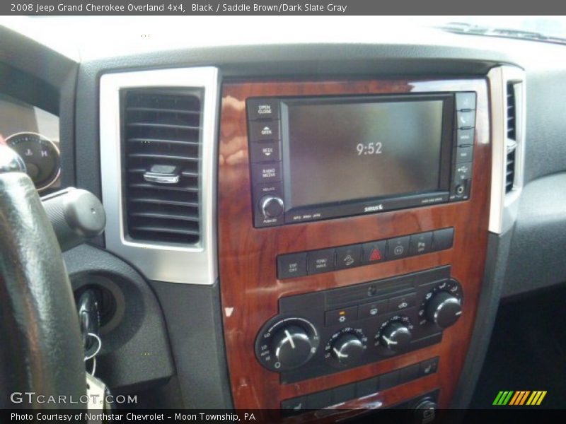 Black / Saddle Brown/Dark Slate Gray 2008 Jeep Grand Cherokee Overland 4x4