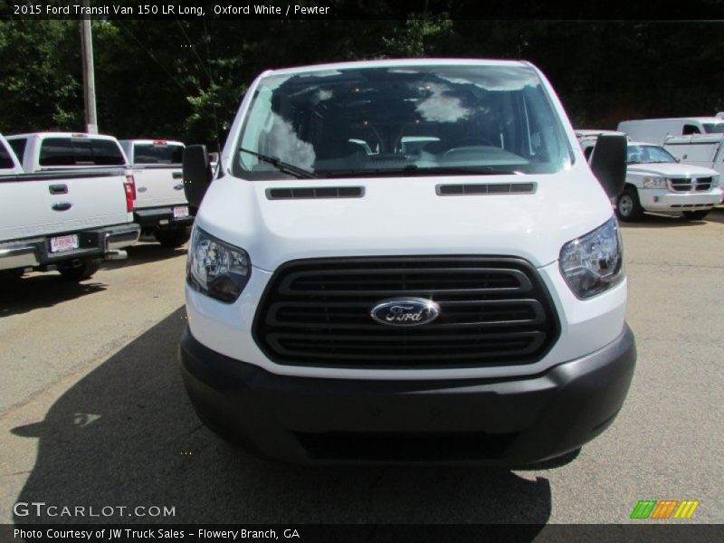 Oxford White / Pewter 2015 Ford Transit Van 150 LR Long