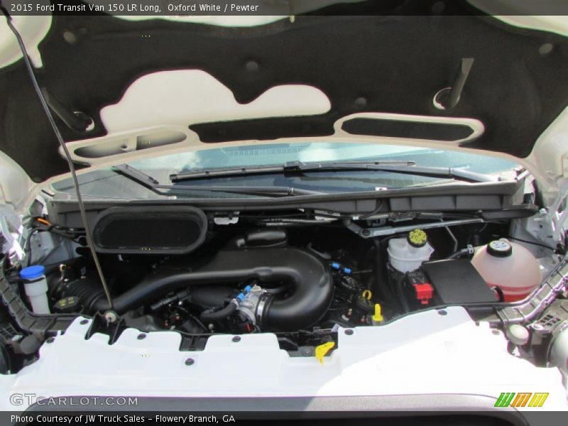 Oxford White / Pewter 2015 Ford Transit Van 150 LR Long