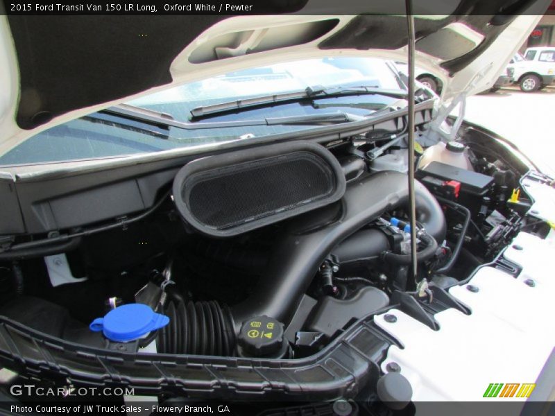 Oxford White / Pewter 2015 Ford Transit Van 150 LR Long