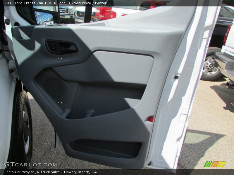 Oxford White / Pewter 2015 Ford Transit Van 150 LR Long