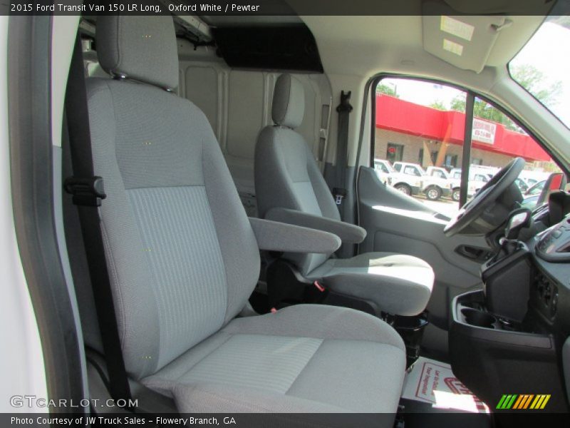 Oxford White / Pewter 2015 Ford Transit Van 150 LR Long