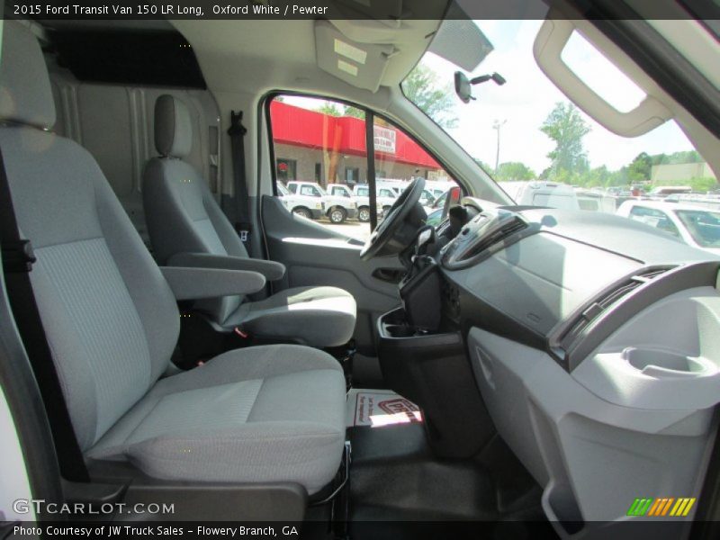 Oxford White / Pewter 2015 Ford Transit Van 150 LR Long