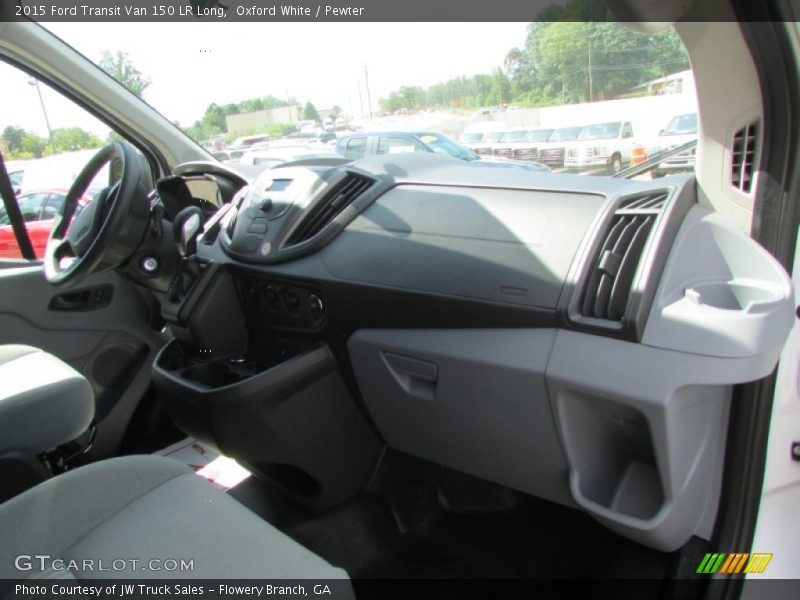 Oxford White / Pewter 2015 Ford Transit Van 150 LR Long