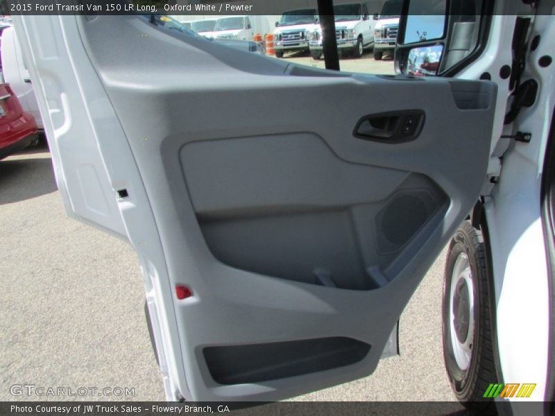 Oxford White / Pewter 2015 Ford Transit Van 150 LR Long
