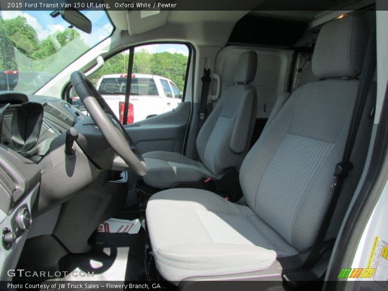 Oxford White / Pewter 2015 Ford Transit Van 150 LR Long