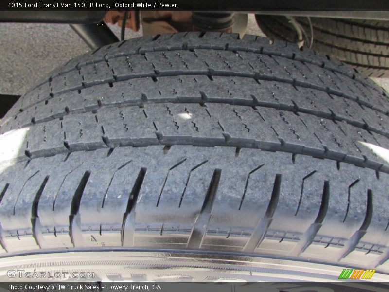 Oxford White / Pewter 2015 Ford Transit Van 150 LR Long