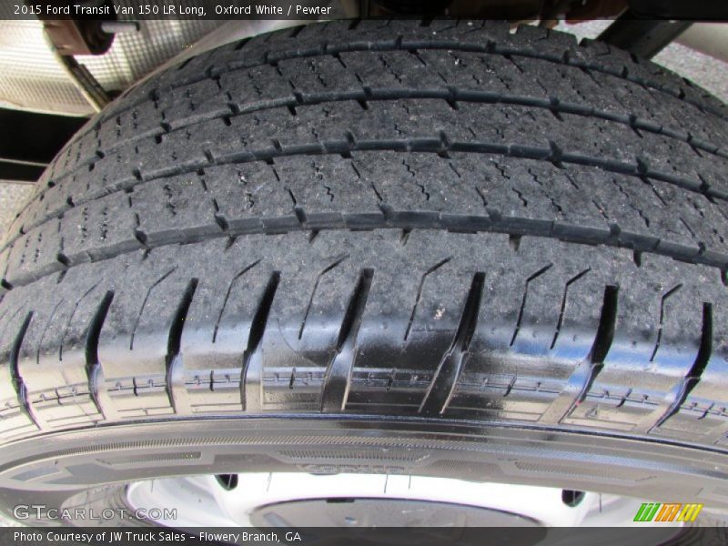 Oxford White / Pewter 2015 Ford Transit Van 150 LR Long