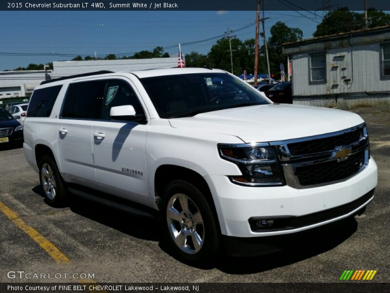 Summit White / Jet Black 2015 Chevrolet Suburban LT 4WD
