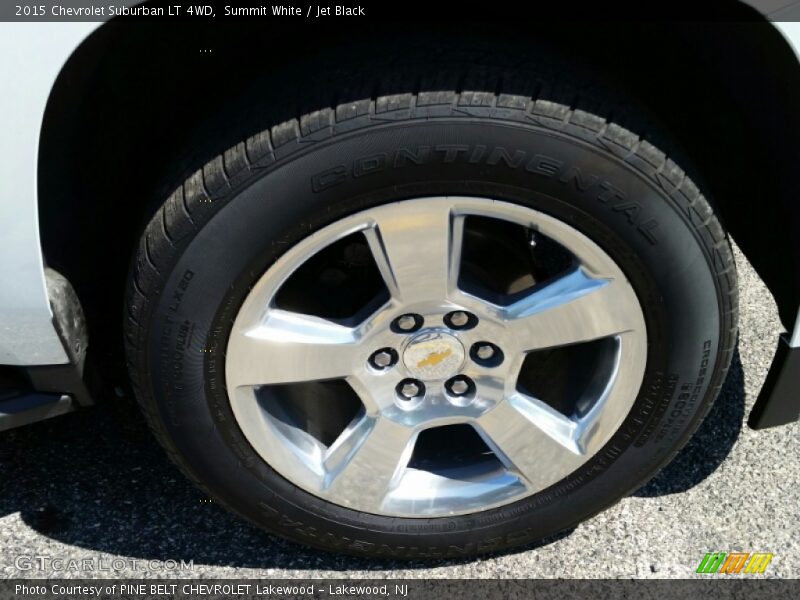 Summit White / Jet Black 2015 Chevrolet Suburban LT 4WD