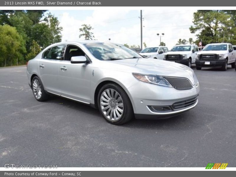 Silver Diamond / Charcoal Black 2013 Lincoln MKS FWD