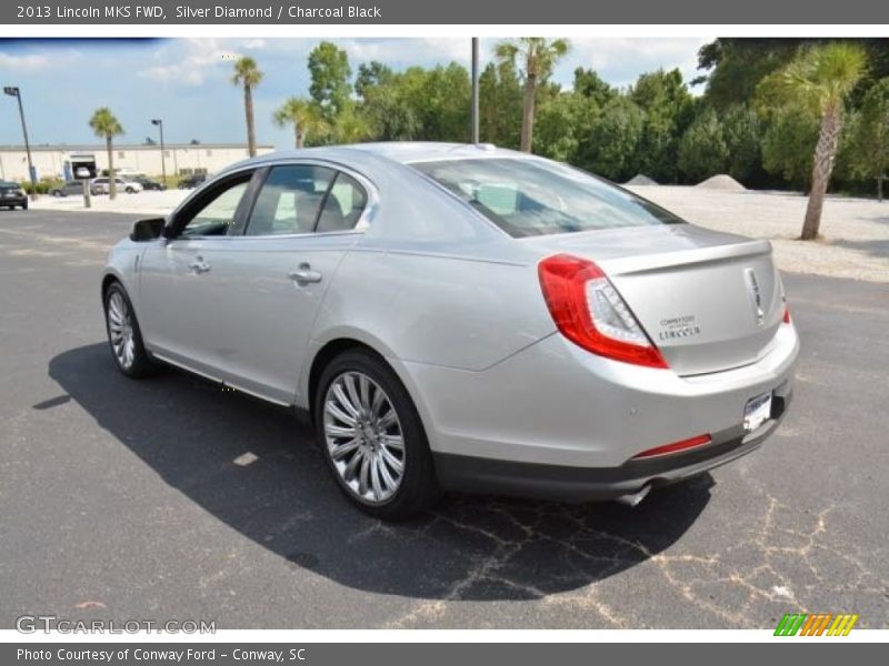 Silver Diamond / Charcoal Black 2013 Lincoln MKS FWD