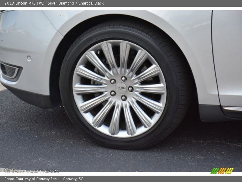 Silver Diamond / Charcoal Black 2013 Lincoln MKS FWD