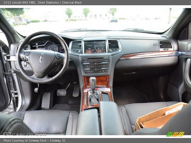 Silver Diamond / Charcoal Black 2013 Lincoln MKS FWD