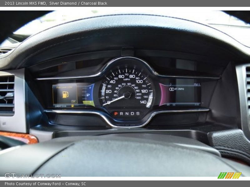 Silver Diamond / Charcoal Black 2013 Lincoln MKS FWD