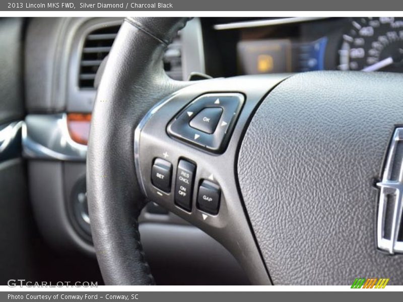 Silver Diamond / Charcoal Black 2013 Lincoln MKS FWD