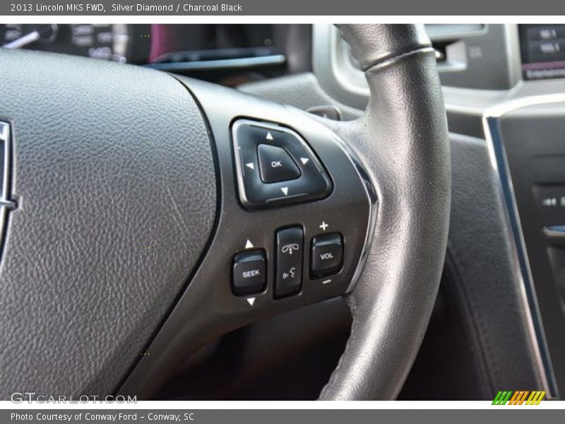 Silver Diamond / Charcoal Black 2013 Lincoln MKS FWD