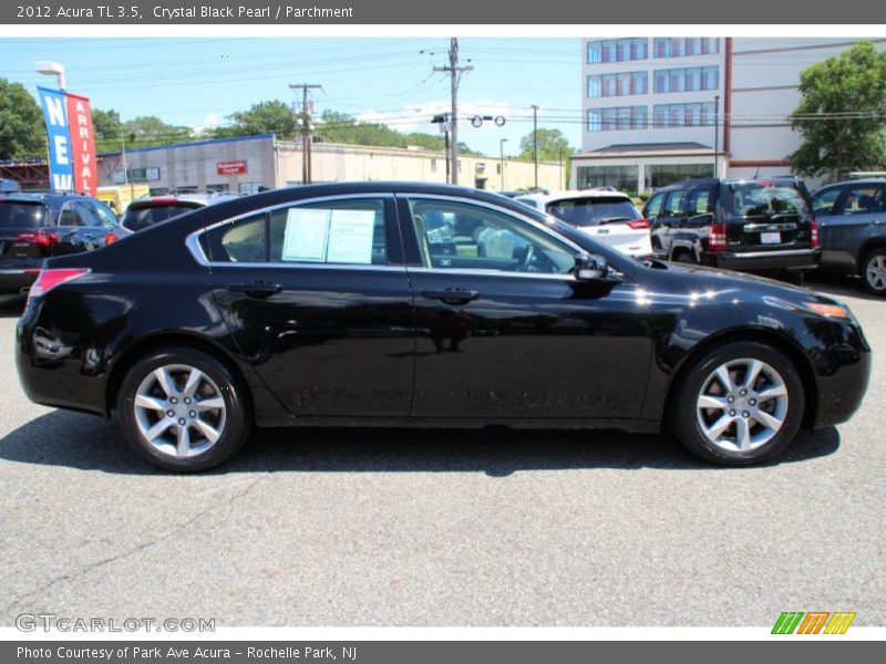 Crystal Black Pearl / Parchment 2012 Acura TL 3.5