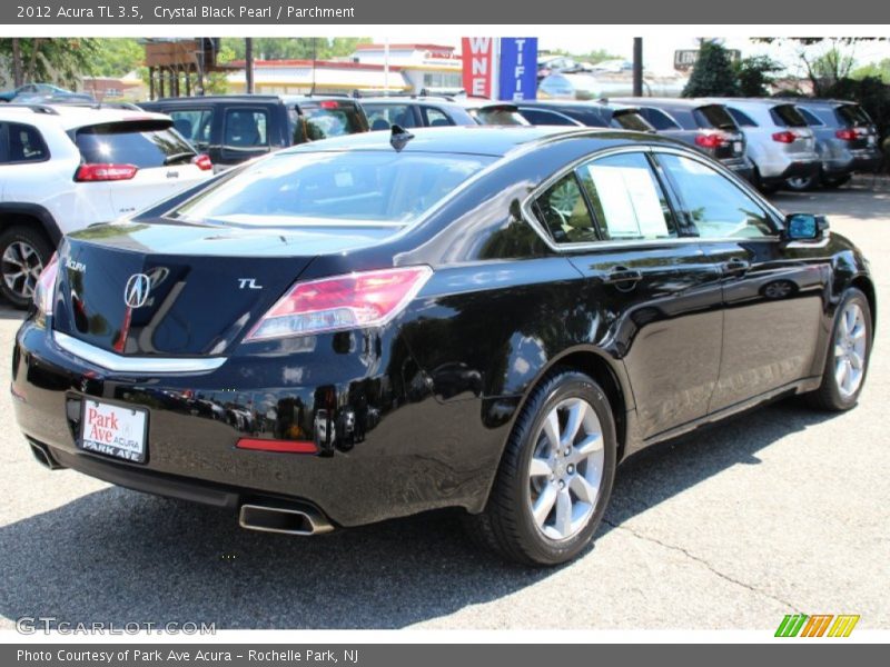 Crystal Black Pearl / Parchment 2012 Acura TL 3.5