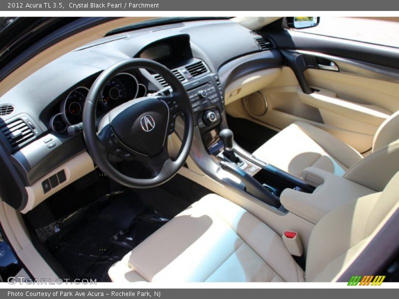 Crystal Black Pearl / Parchment 2012 Acura TL 3.5