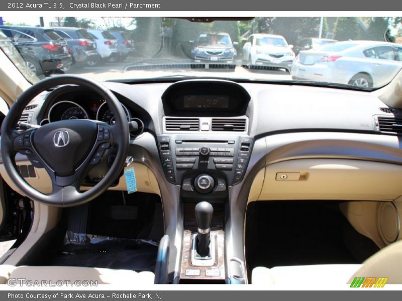 Crystal Black Pearl / Parchment 2012 Acura TL 3.5