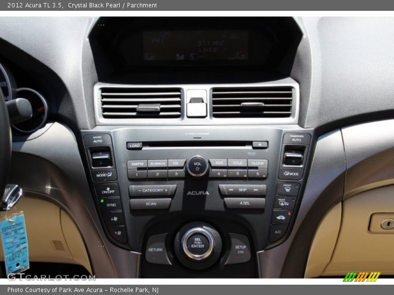 Crystal Black Pearl / Parchment 2012 Acura TL 3.5
