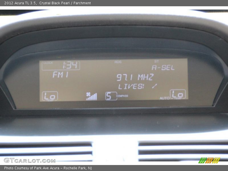 Crystal Black Pearl / Parchment 2012 Acura TL 3.5