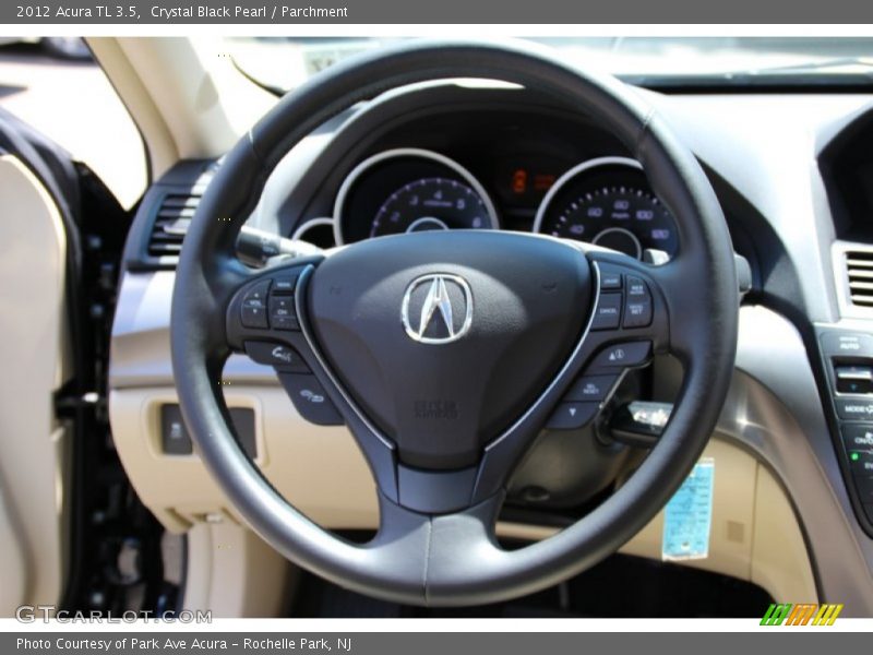Crystal Black Pearl / Parchment 2012 Acura TL 3.5