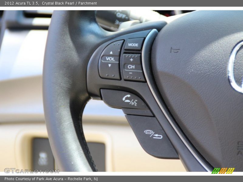 Crystal Black Pearl / Parchment 2012 Acura TL 3.5