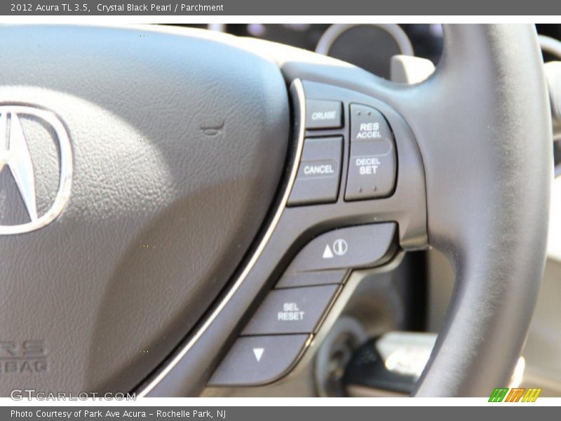 Crystal Black Pearl / Parchment 2012 Acura TL 3.5